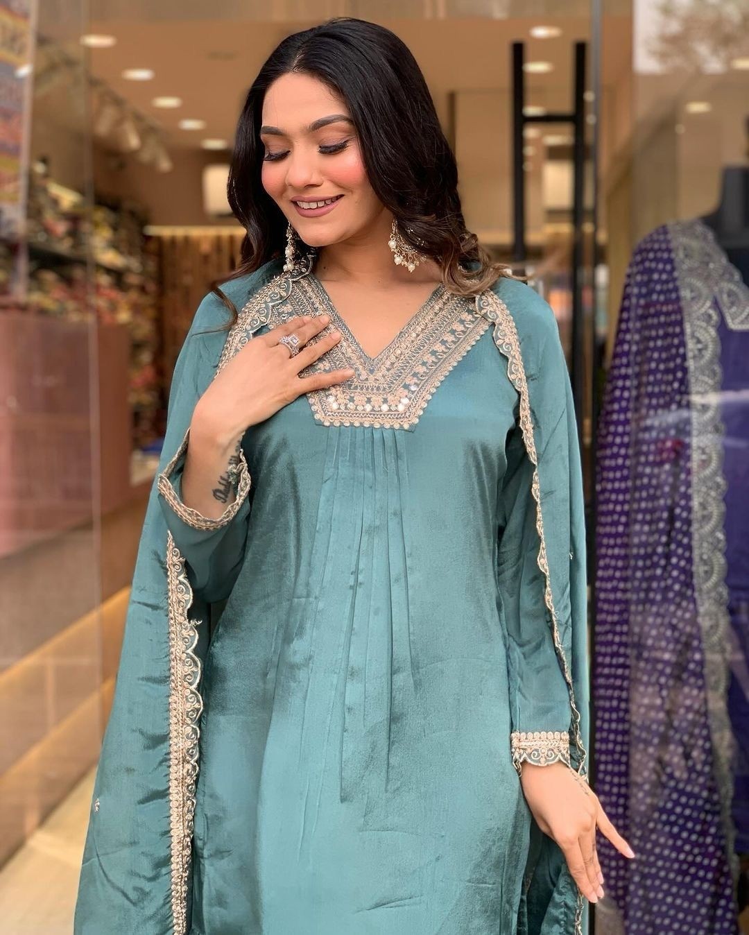 AAROHI DESIGNER PD1049 READYMADE NEW PAKISTANI DRESSES