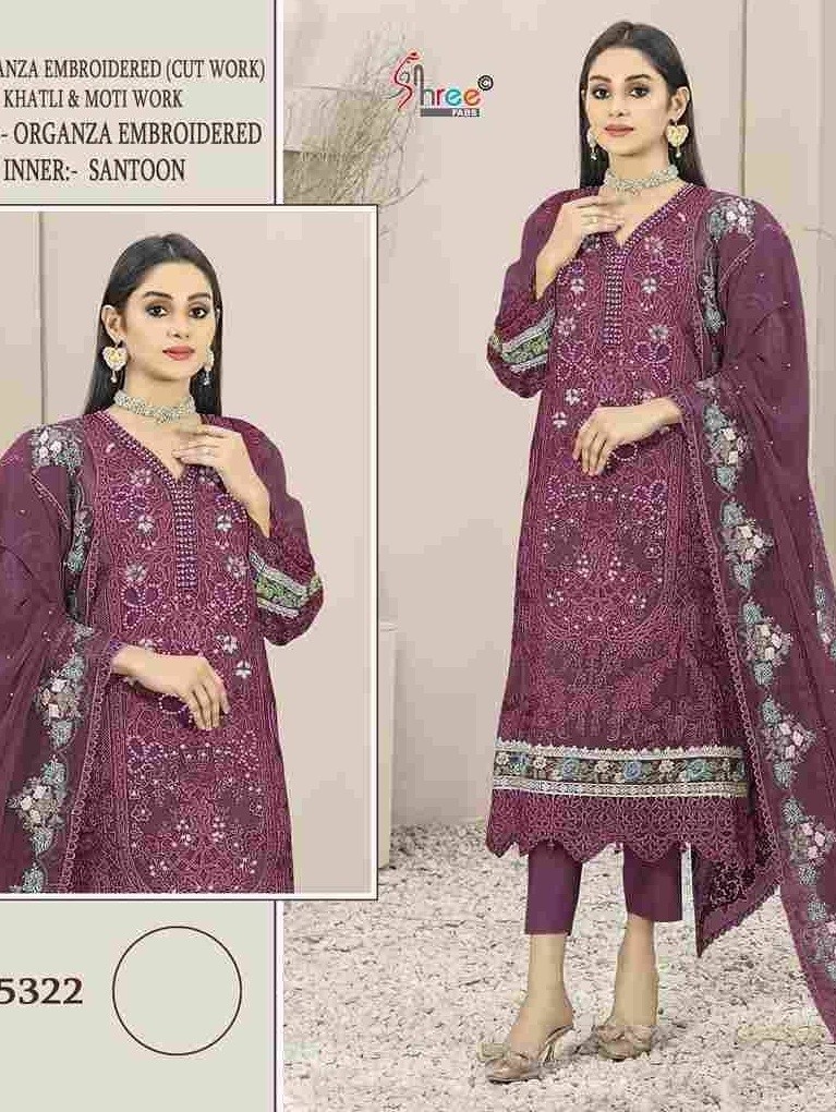 SHREE FABS K 5322 PAKISTANI SUITS WHOLESALE ONLINE