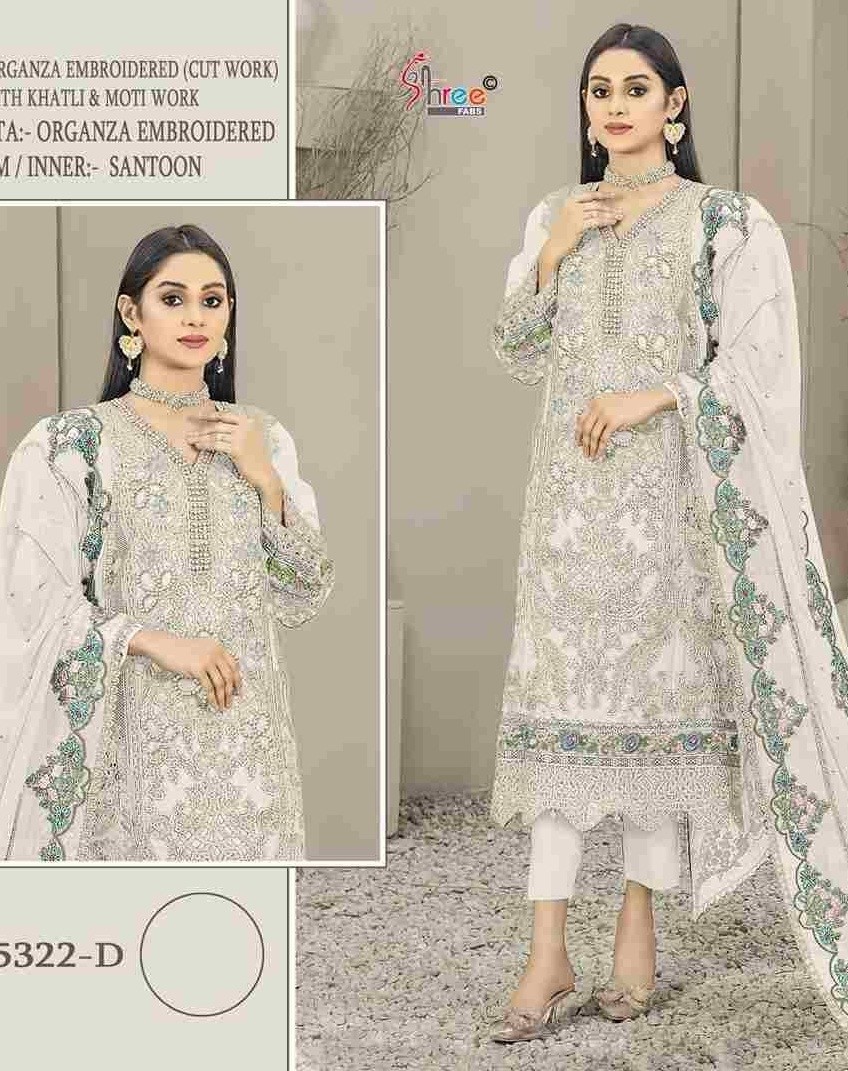 SHREE FABS K 5322 D PAKISTANI SUITS WHOLESALE ONLINE INDIA