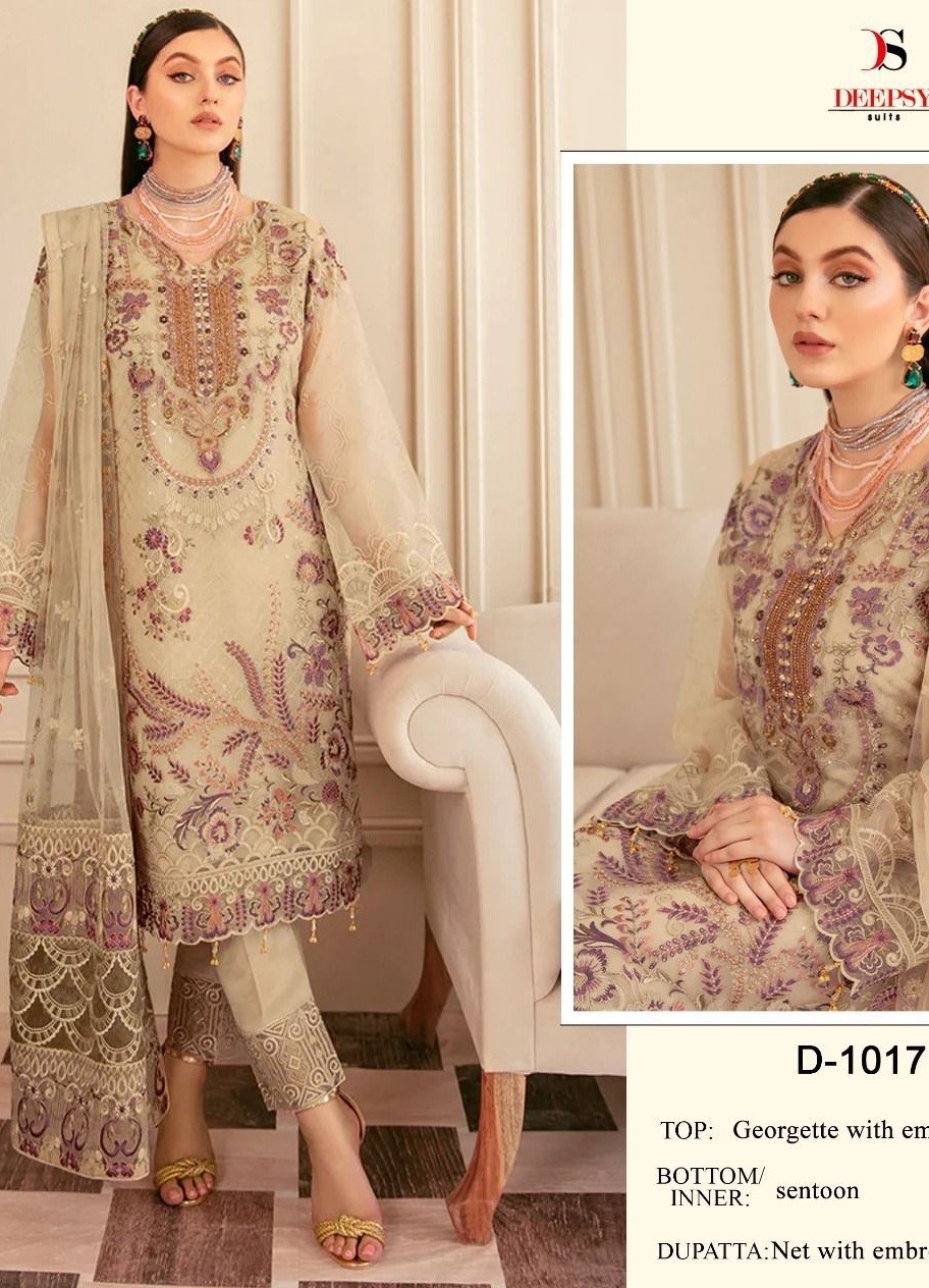 DEEPSY SUITS D 1017 HIT PAKISTANI SUITS