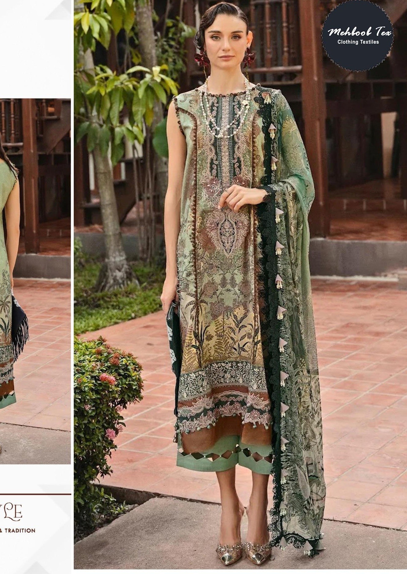 MEHBOOB TEX 1451 PAKISTANI LATEST COTTON SUITS MANUFACTURER