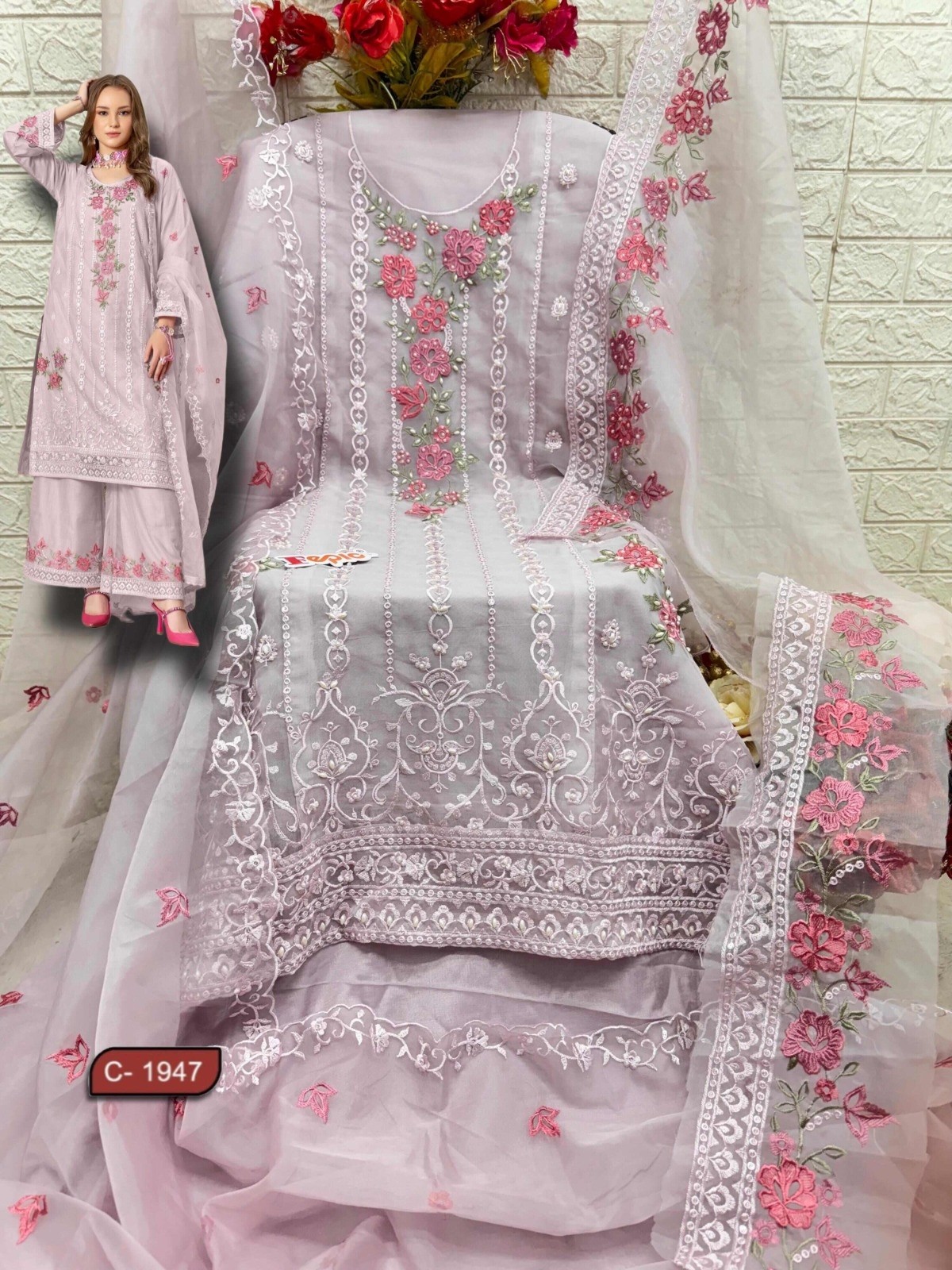 FEPIC ROSEMEEN C 1947 STYLISH PAKISTANI SUITS