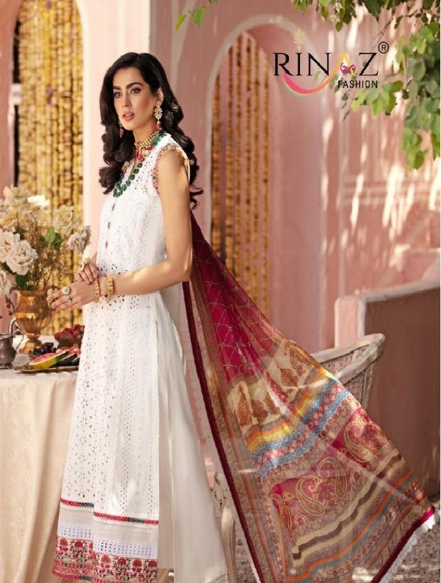 RINAAZ FASHION NUREH VOL 3 LUXURY LAWAN COLLECTTION 7701 SALWAAR KAMEEZ