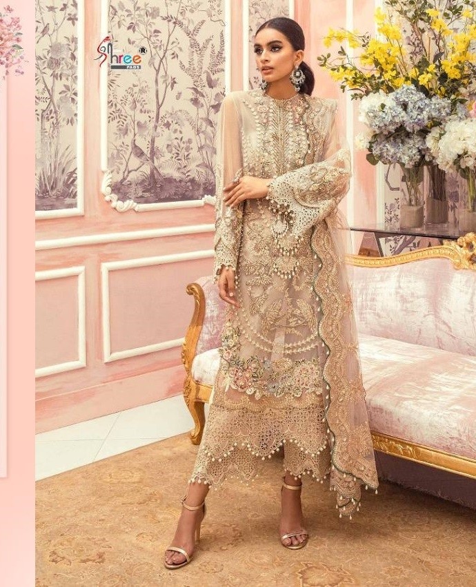 SHREE FABS SANA SAINA EMBODERY COLLETTION VOL-3  PAKISTANI SUIT WHOLSALER PRICE BRENDED SUIT
