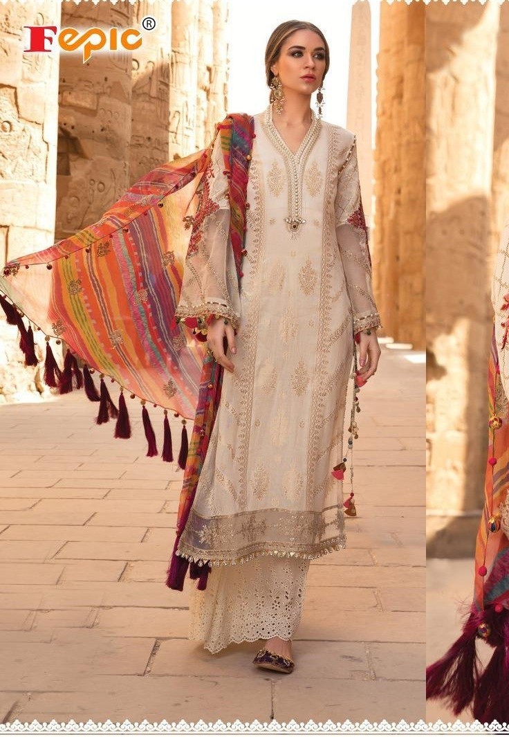 FEPIC ROSEMEEN MARIYA B LUXURY LAWAN VOL 3 D.NO 2109  PAKISTANI SUIT SUPLIER  IN SURAT