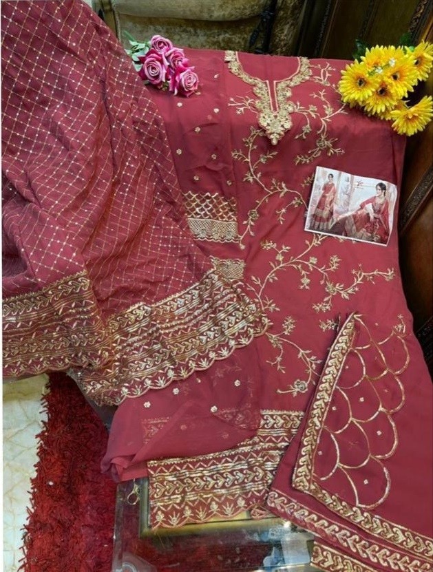 MISHAL FAB D.NO 8003-G PAKISTANI SUIT SINGAL PIECE AVALEBAL WHOLSALE PRICE