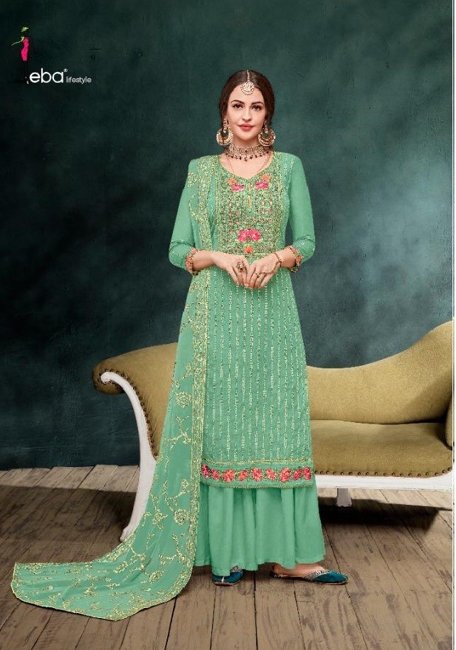 EBA LIFESTYLE MOUN BLACK VOL 5 1108 LETTEST PAKISTANI SUIT MANUFACTURE IN SURAT