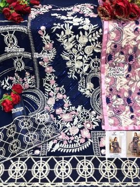 CHARIZMA DESIGNER MARYAM 1029 NEWIBLUE PAKISTANI SUITS