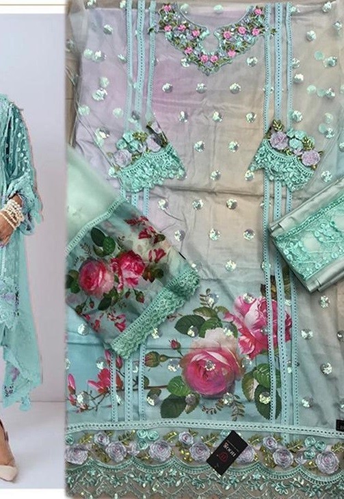 HOOR TEX VINTAGE-11D PAKISTANI SUITS WHOLSALE PRICE