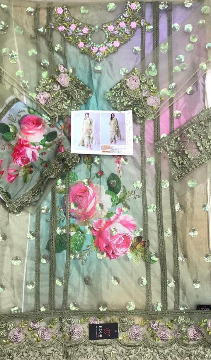HOOR TEX VINTAGE-11F PAKISTANI SUITS WHOLSALE PRICE