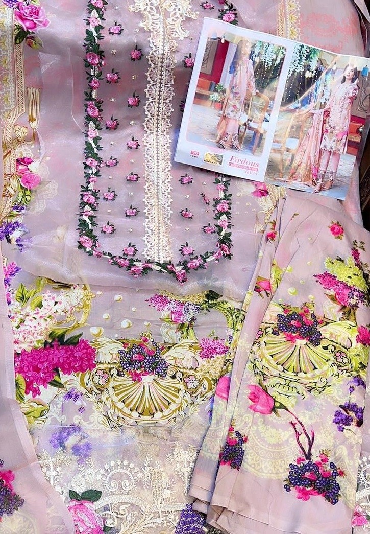 SHREE FAB 1785 FIRDOUS EXCLUSIVE COLLECTTION VOL-15 PAKISTANI SUITS COMPANY PRICE