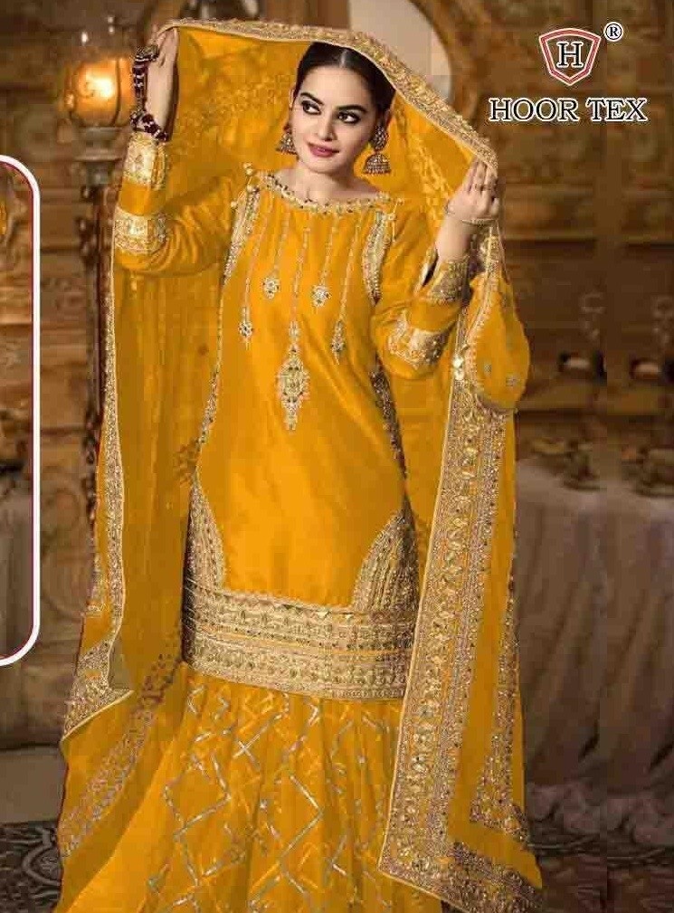 HOOR TEX 19009-F PAKISTANI SUIT ONLINE SHOPPING IN SURAT