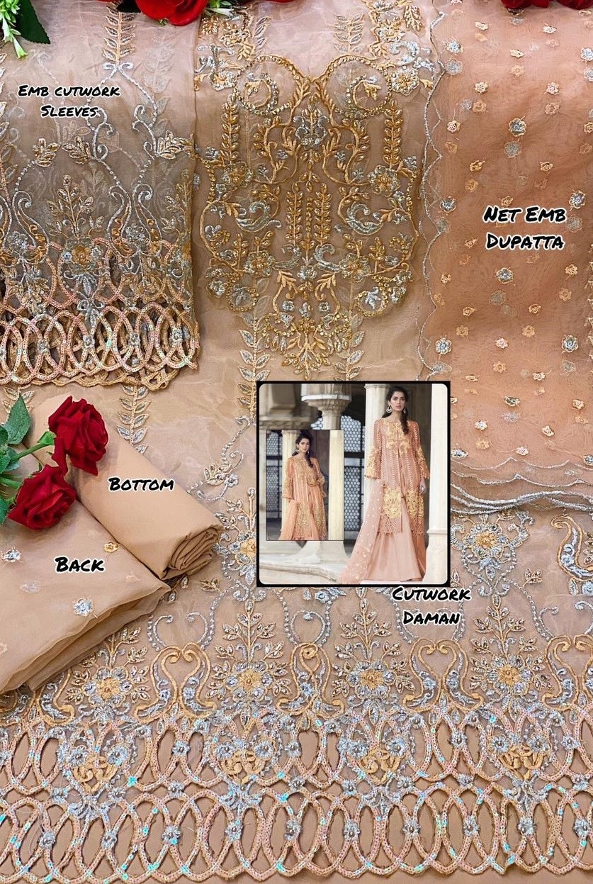 KAINAT FAB MARIA-B CUT WORK PAKISTANI SUITS WHOLSALE PRICE IN SURAT