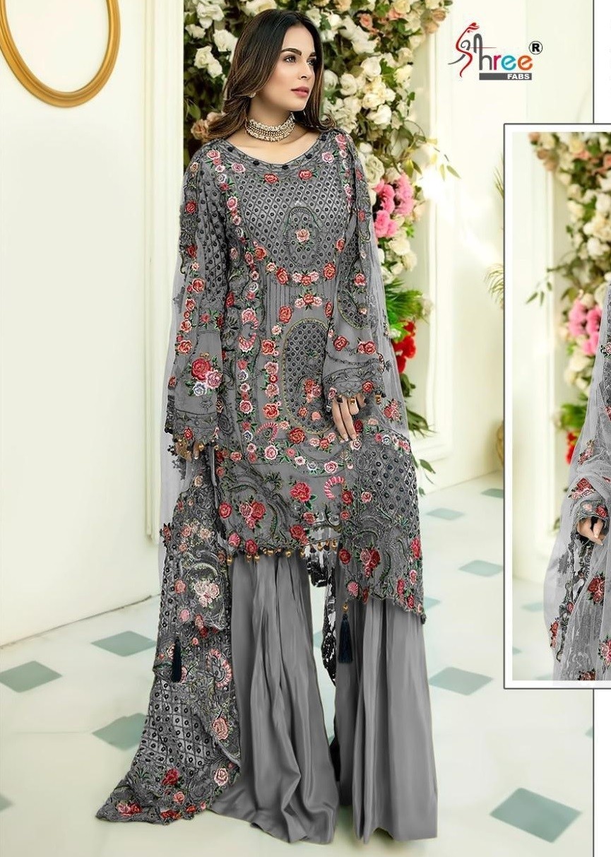 SHREE FABS S-316-D PAKISTANI SUITS WHOLESALE