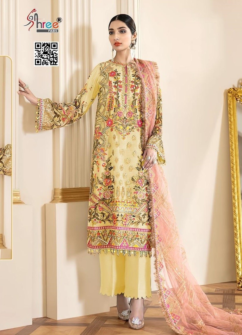 SHREE FAB1142-D BAROQUE EMBRODERD COLLECTION VOL 2 SUPPLIER IN SURAT