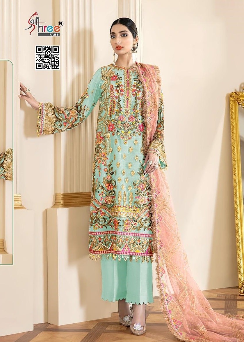 SHREE FAB 1142-F BAROQUE EMBRODERD COLLECTION VOL 2 SUPPLIER IN SURAT