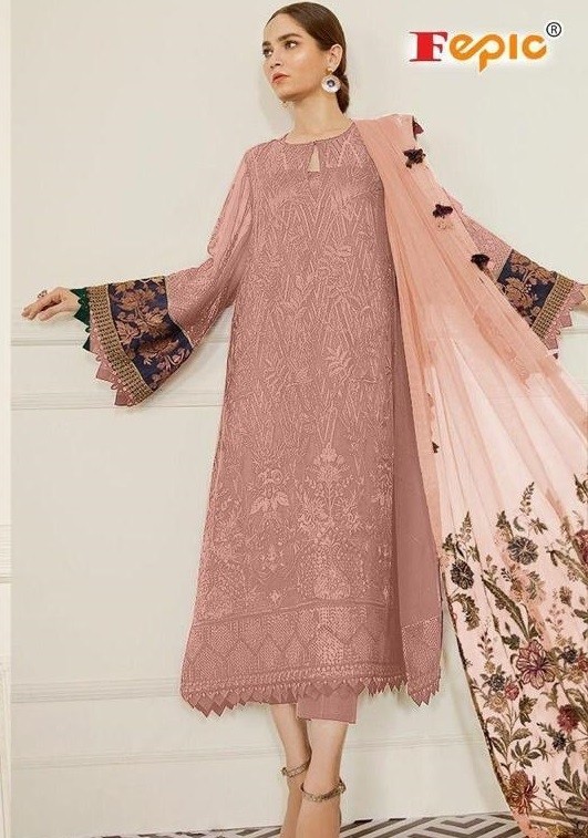 FEPIC 66007-K ROSMEEN BRQ PAKISTANI SUIT AVALABALE IN INDIA