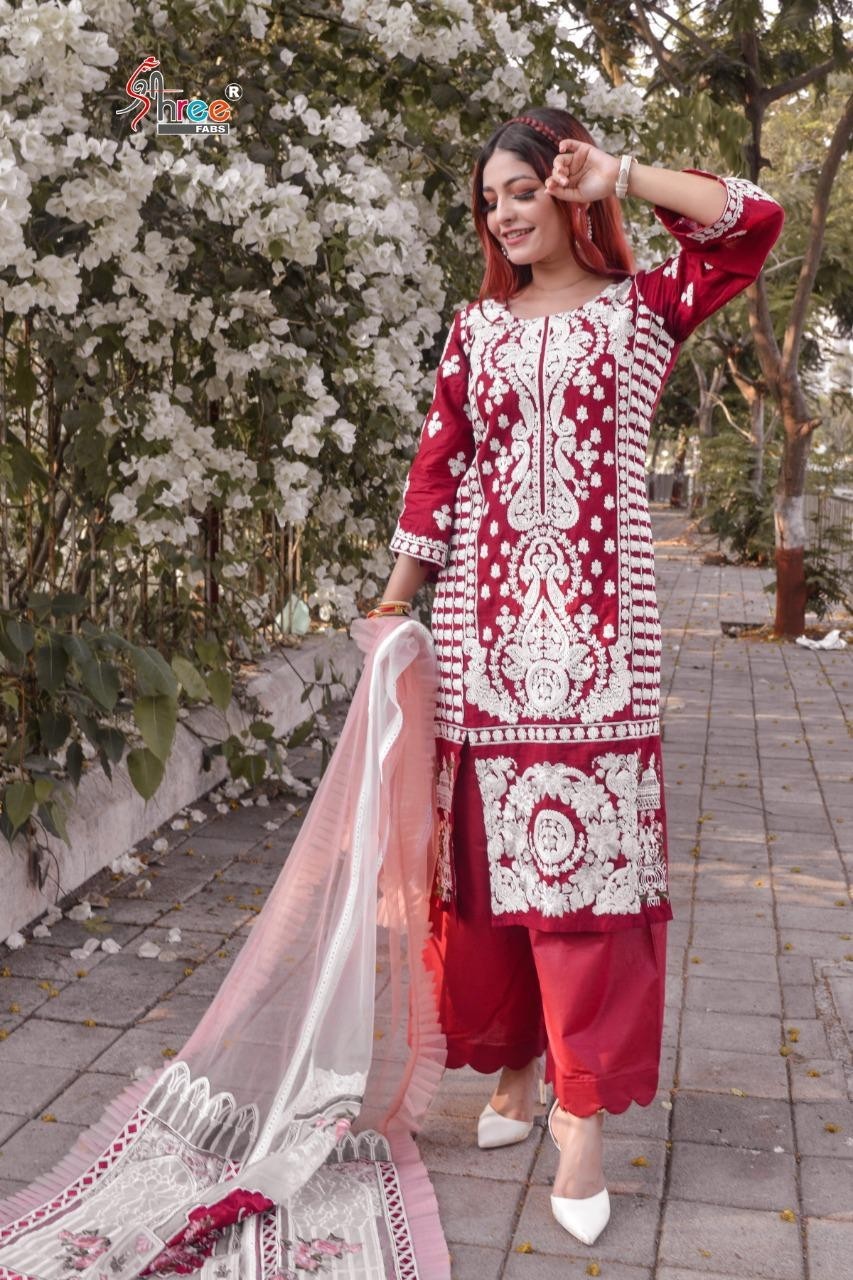 SHREE FABS S-330 PAKISTANI SUIT WHOLESALER COTTON