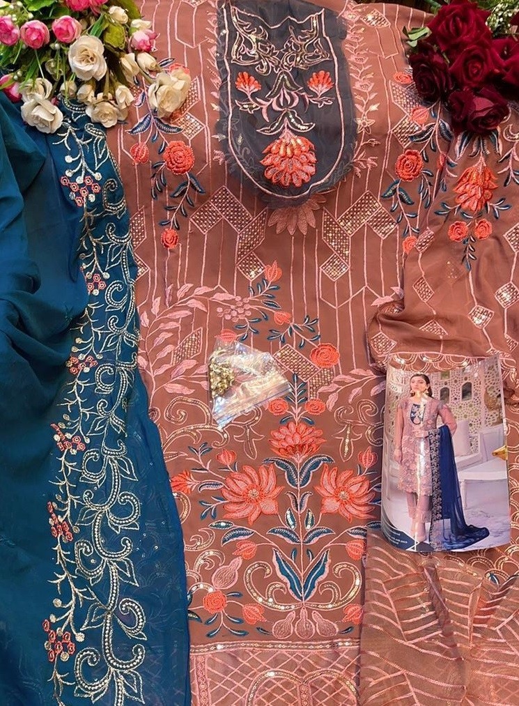 KHAYYIRA ZARQASH 2020 RAMSHA LUXURY CHIFFON COLLECTTION PAKISTANI SUIT AVAILABALE