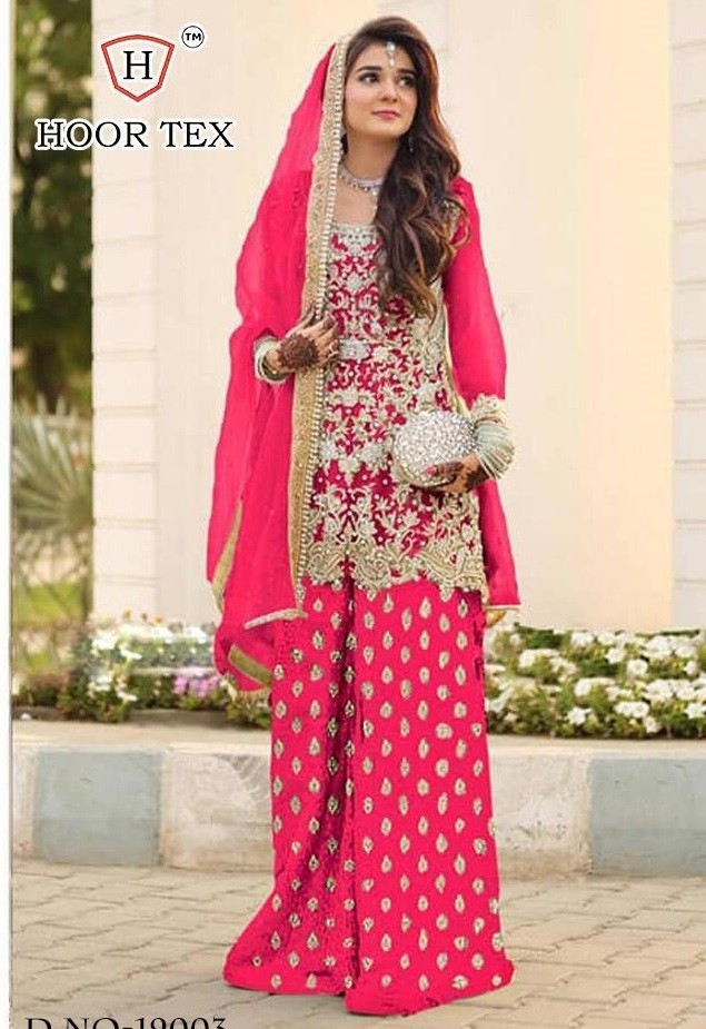 HOOR TEX 19003 BRIGHT VOL-1 PAKISTANI SUITS SATIN SILK