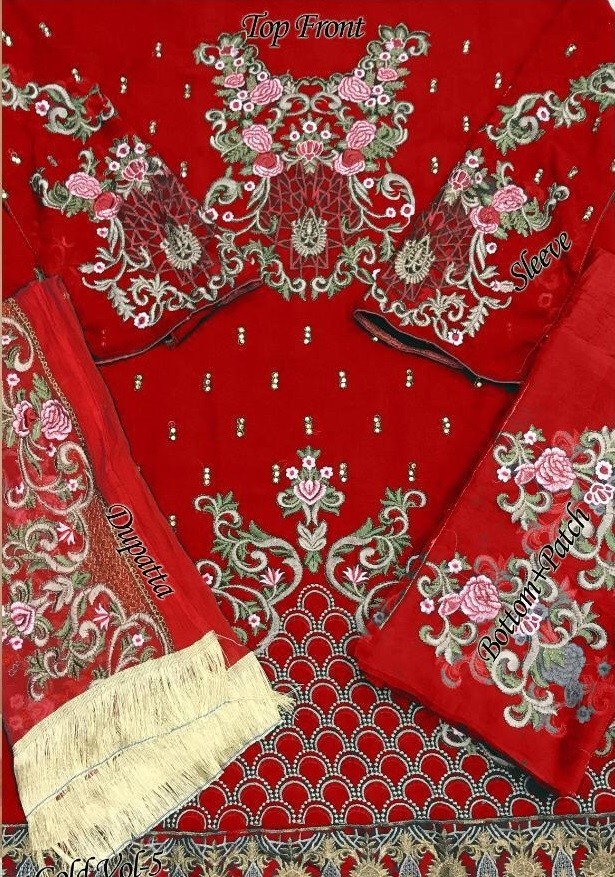 HOOR TEX 12009-D NAFIZA COLOUR COLD VOL-5 PAKISTANI SUITS NAZNIN
