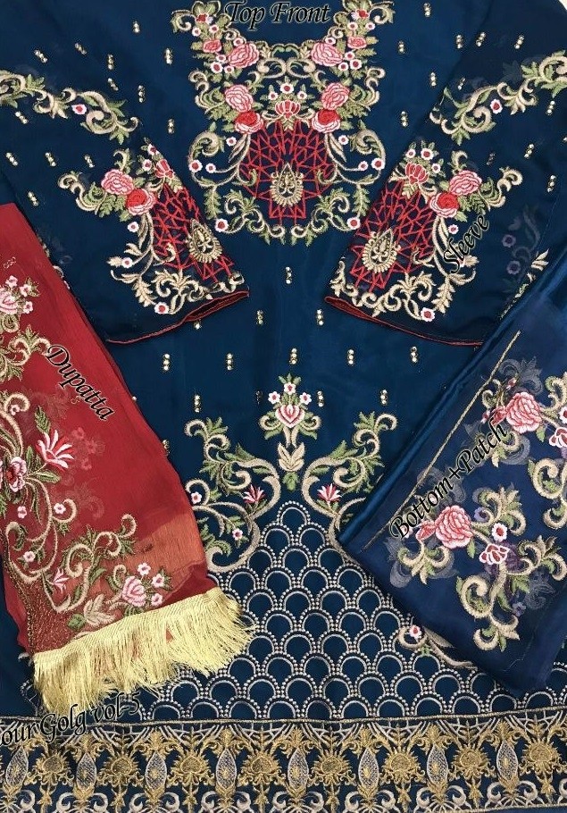 HOOR TEX 12009-A NAFIZA COLOUR COLD VOL-5 PAKISTANI SUITS NAZNIN