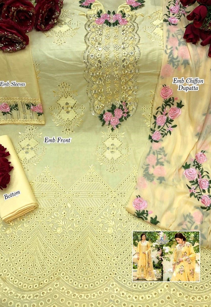 HAZRA DESIGNER HD-15 PAKISTANI SUIT SUPPLIER IN SURAT