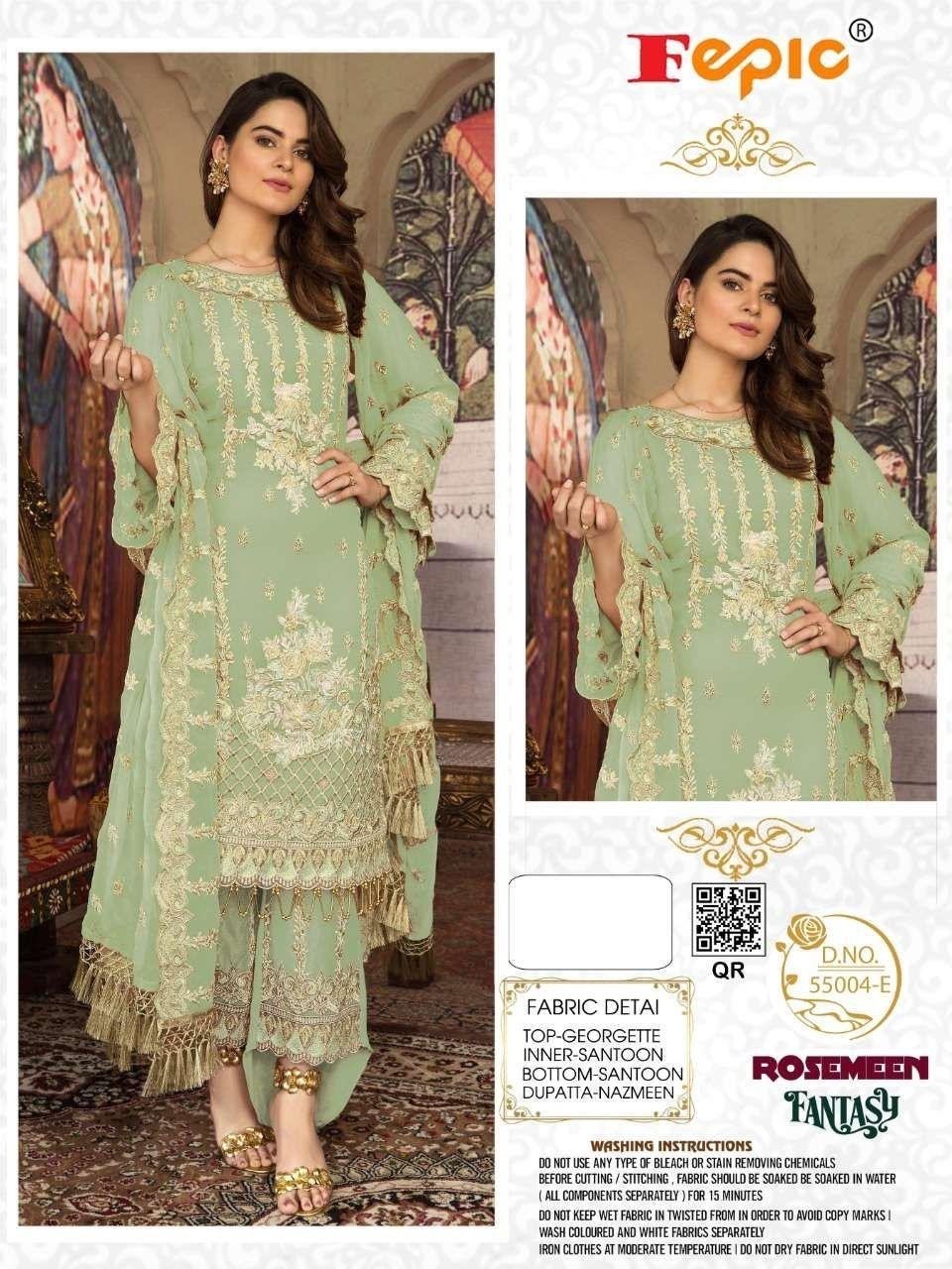 FEPIC 55003-E ROSEMEEN FANTASY PAKISTANI SUIT AVALABALE GEORGETTE