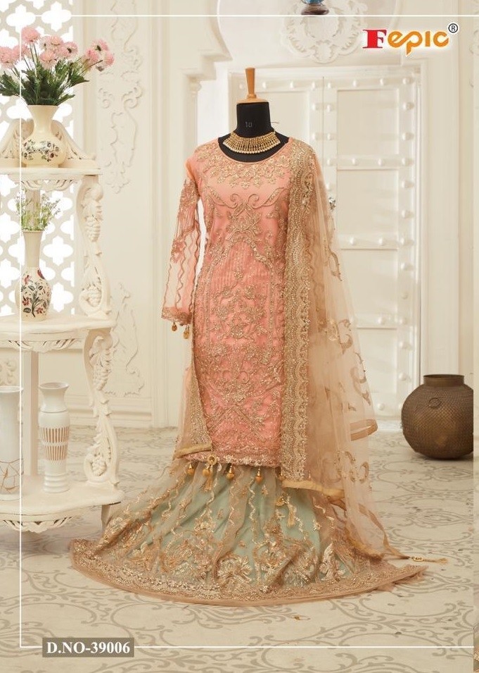 FEPIC  ROSEMEEN D. NO-BRIDE 39006 PAKISTANI SUIT HIT CATLOGE