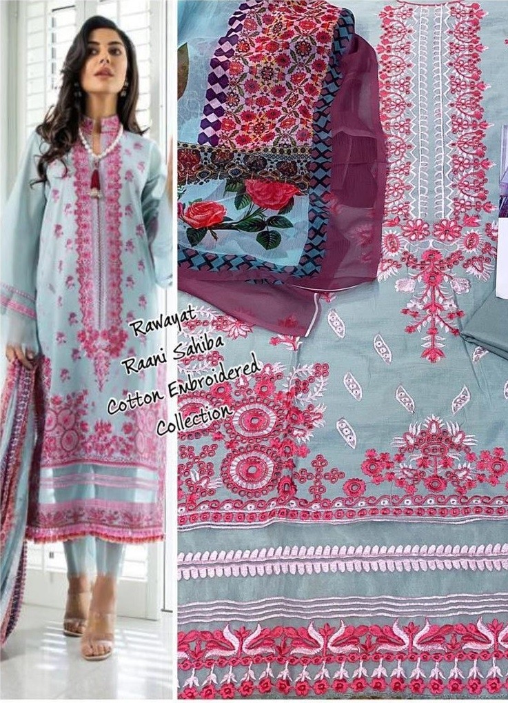 RAWAYAT 26001 RANI SAHEBA PAKISTANI SUIT SUPLLIER IN SURAT