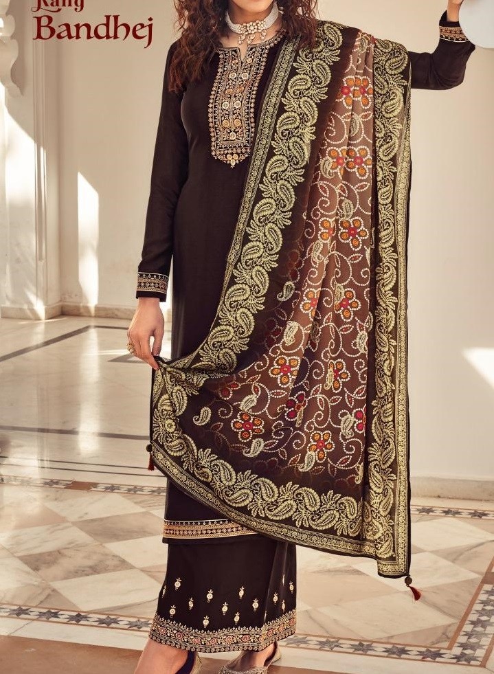 EBA LIFESTYLE RANG BANDHEJ 1285 PAKISTANI SALWAAR KAMEEZ