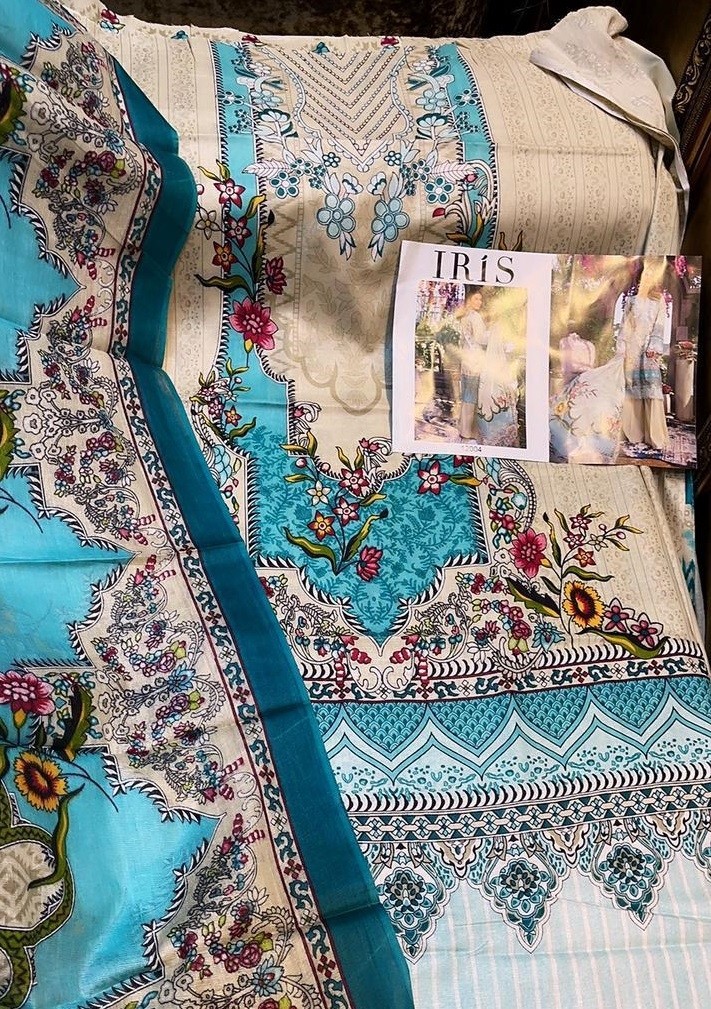 IRIS VOL-12 12004 KARACHI SUITS MANUFUCTRE