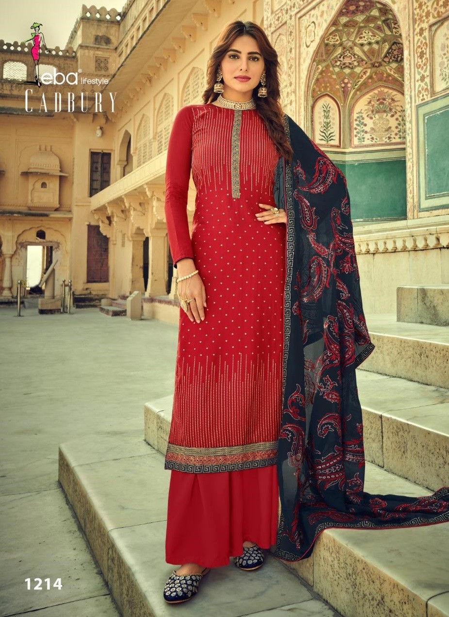 EBA LIFESTYLE CADBRY 1214 WHOLESALE SALWAAR KAMEEZ CHINON