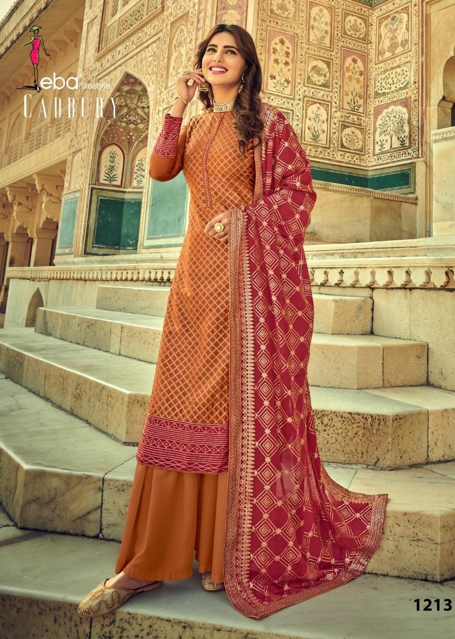 EBA LIFESTYLE CADBRY 1213 WHOLESALE SINGALE SALWAAR KAMEEZ