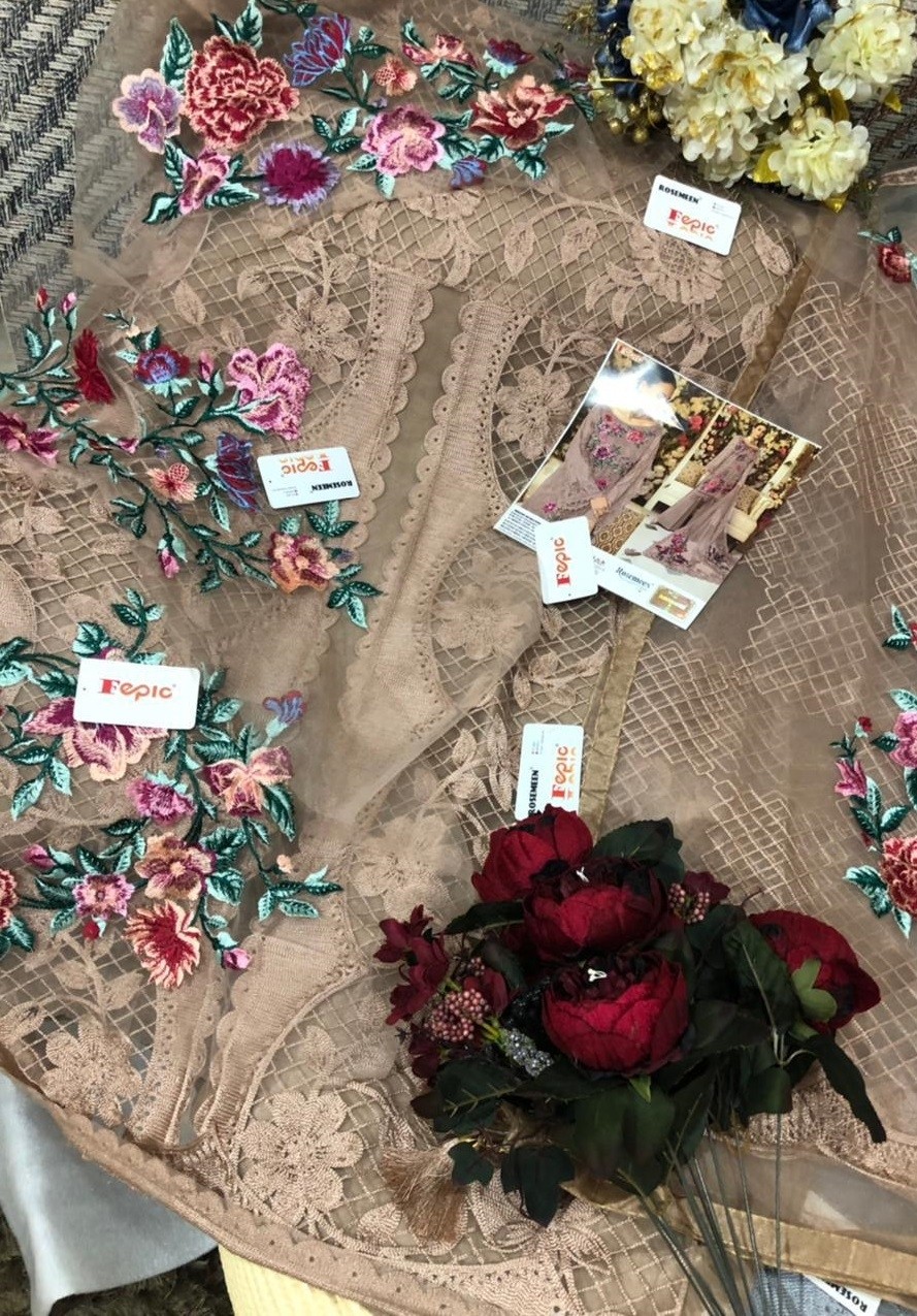 FEPIC ROSEMEEN 91001-K PAKISTANI SUITS EMBROIDERED WHOLESALER SURAT