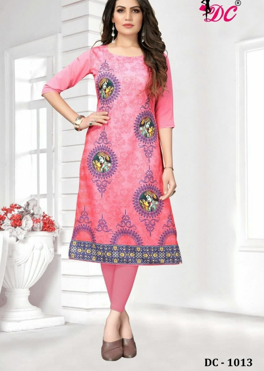 DC-1013 CREPE KURTI GUARANTEE OF QUALITY SINGALE