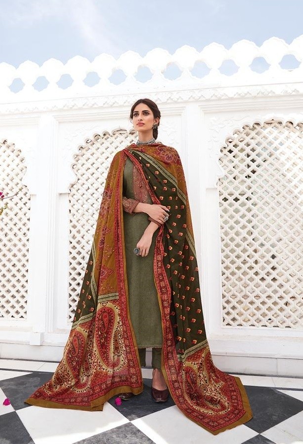 MUMTAZ ARTS RUSHAAN HIT LIST 5002 KARACHI SUITS WHOLESALE SUPPLIER