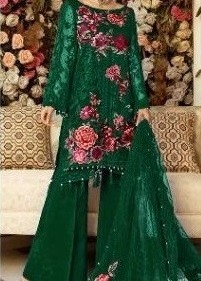KHAYYIRA ZARQASH EID FESTIVE COLLECTION 2036-B PAKISTANI SUITS BUTTERFLY NET DEALER