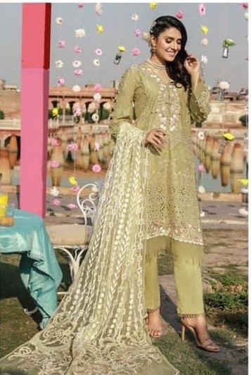 RAWAYAT 23006 TISSUE SILK DIGITALE PAKISTANI SUITS