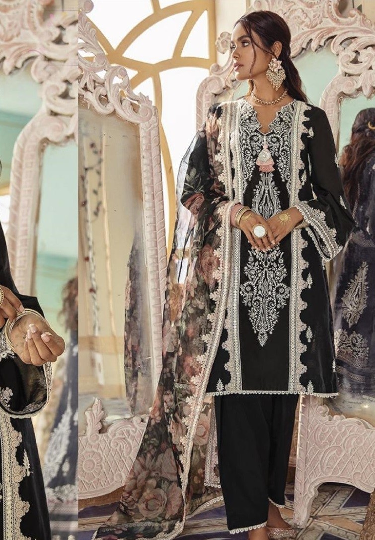 RINAZ FASHION BLACK COIN 8802 PAKISTANI SUITS DEALER