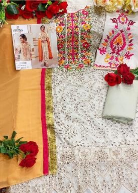 SIFONA FABS 1902 LUXURIOUS EMBODRED LAWAN COTTON COLLETION PAKISTANI SUITS SUPLIER IN SURAT