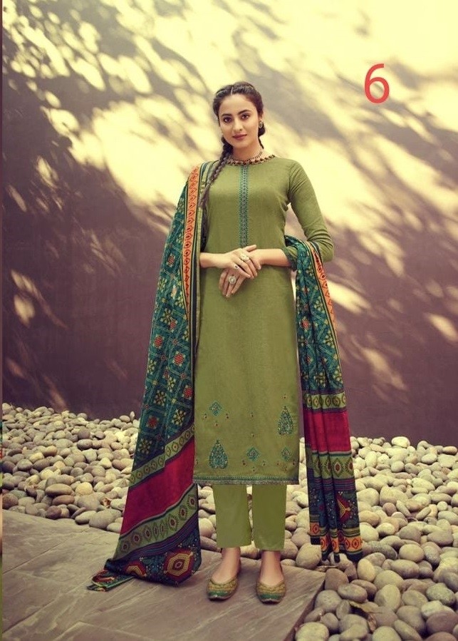 Women's Green Pakistani suits Karachi Dress Material – Stilento