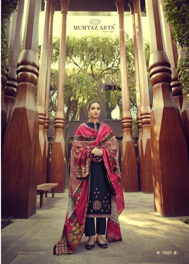 MUMTAZ ARTS IKKAT PATOLA 7001 KARACHI SUITS IN SINGALE AVAILABALE