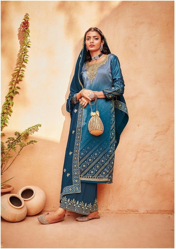 EBA LIFESTYLE RANG BANDHEJ VOL-2 1287 HEAVY SATIN LATEST SALWAAR KAMEEZ