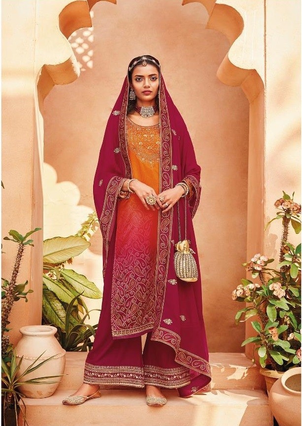 EBA LIFESTYLE RANG BANDHEJ VOL-2 1290 HEAVY SATIN LATEST SALWAAR KAMEEZ