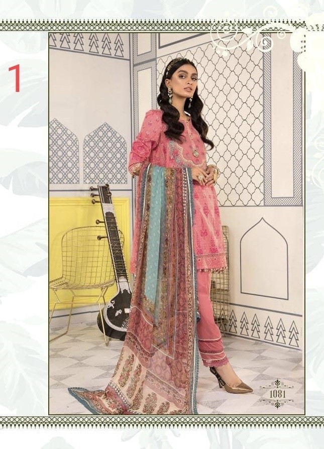 DEEPSY SUITS MARIYA B M-PRINT 1081 PAKISTANI SUITS BEST PRICE DEALER