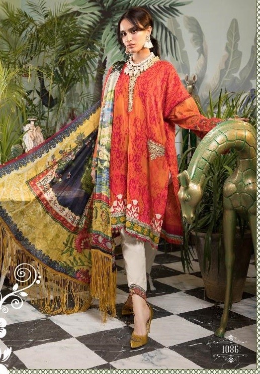 DEEPSY SUITS MARIYA B M-PRINT1086 PAKISTANI SUITS BEST PRICE DEALER