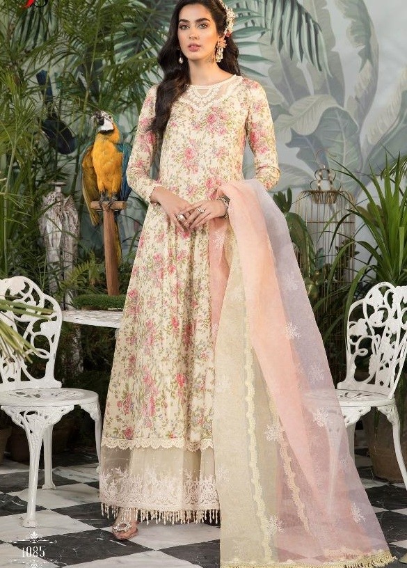 DEEPSY SUITS MARIYA B M-PRINT 1085 PAKISTANI SUITS BEST PRICE DEALER