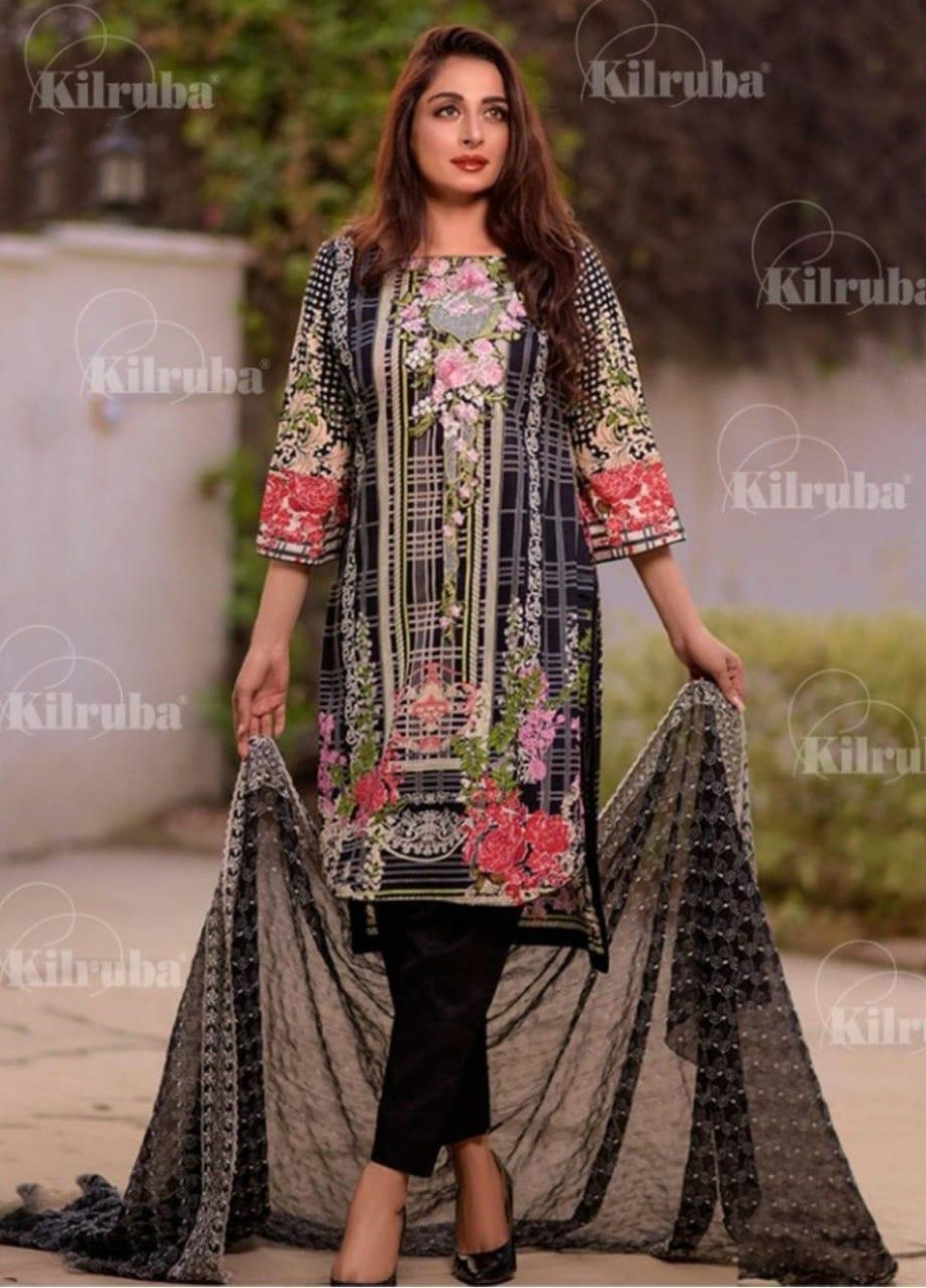 KILRUBA COCKTAIL VOL-1 711 PAKISTANI SUITS READY STOCK