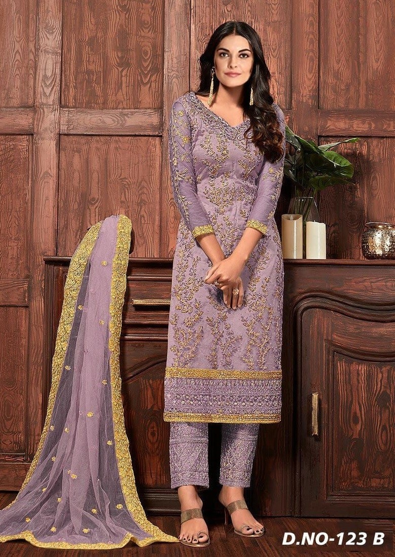 KILRUBA K-123 B BEAUTIFUL ZARI WHOLESALE